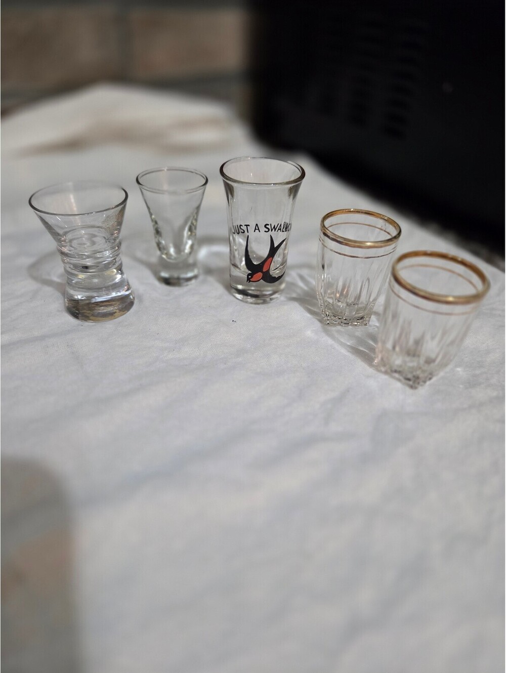Lot of shot glasses